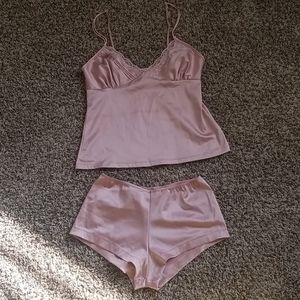 Pink lingerie set